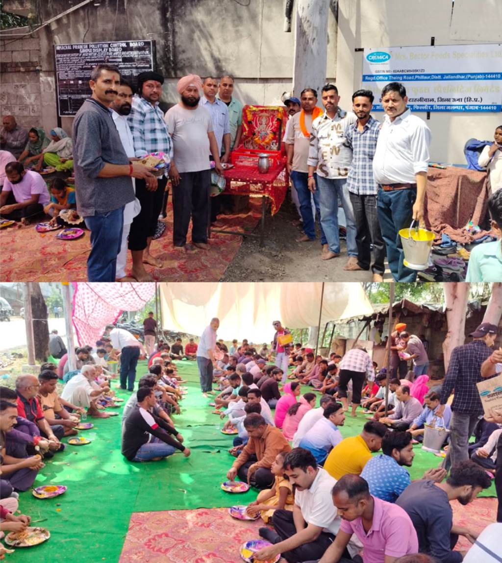 Workers of Cremica Industry Organize 6th Annual Bhandara with Devotion